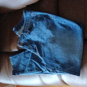 d. jeans Womens  Dark Blue Straight Jeans